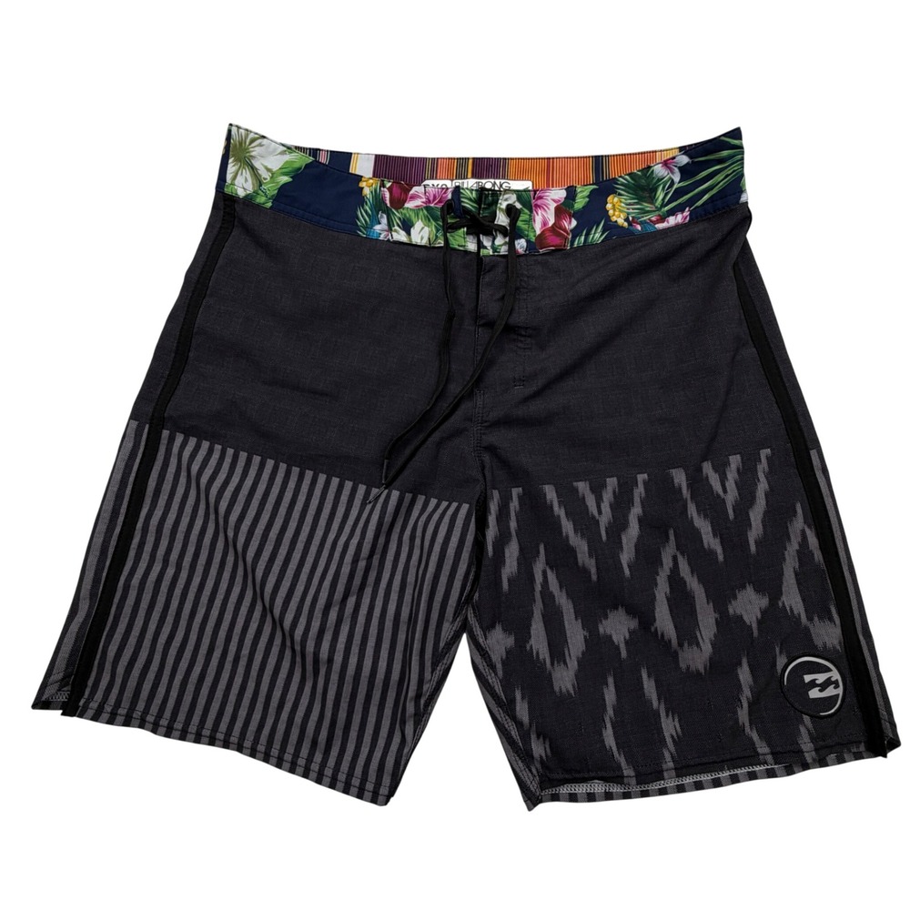 Billabong Board Shorts Mens 32 Platinum X Recycler PX2 Performance Stretch